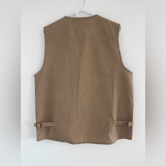 Men's Multiple Pockets Outdoor Fishing Vest Retro Durable Work - Picture 7 of 17